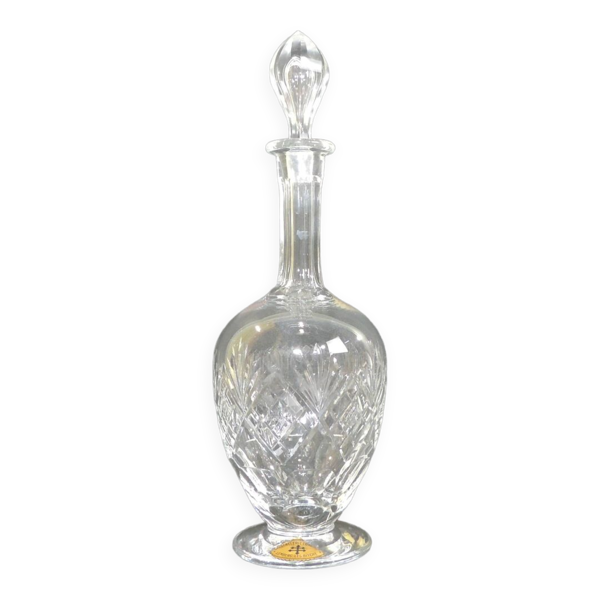 Carafe à vin en cristal de St Louis, modèle Massenet
