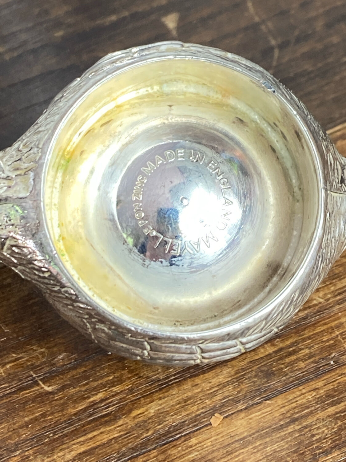 Mayell Queen Anne silver-plated egg cup