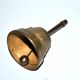 Sainte Agnès table bell in gilded bronze - Vintage bell service