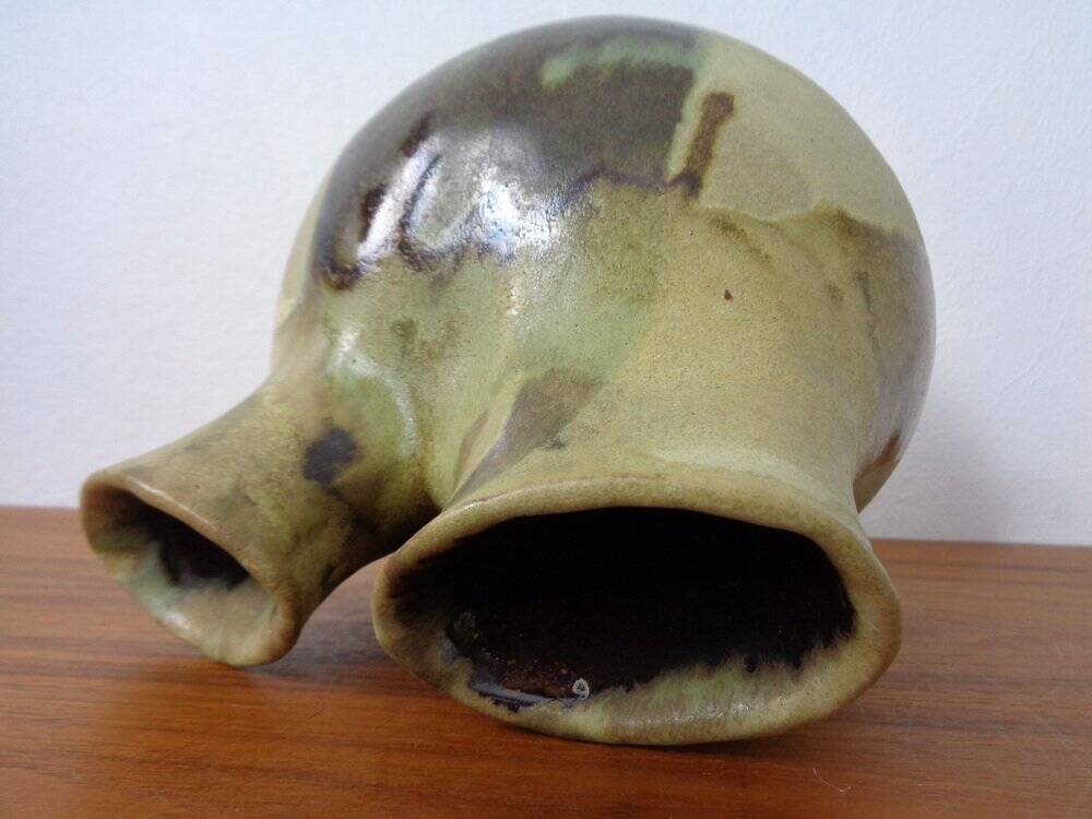 Danish Studio Ceramic Vase, 1960s