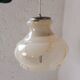 Vintage marbled Murano glass pendant light.