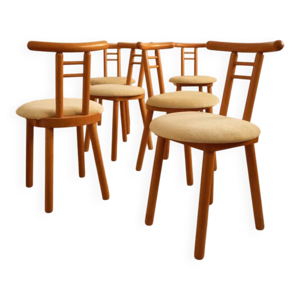 chaises italiennes en - velours