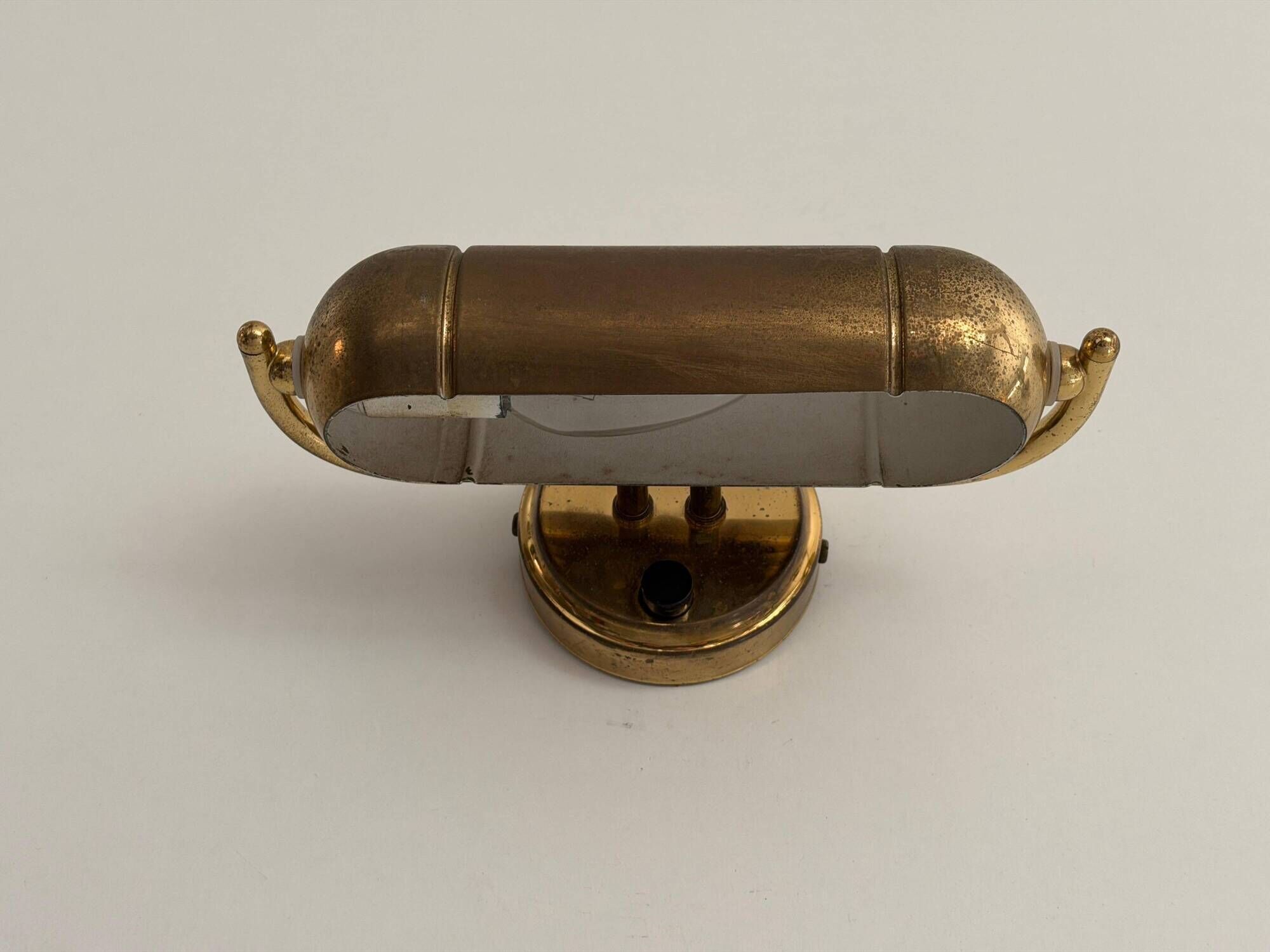 Pair of brass wall lights from the mid-century by N Leuchten, 1960s, Germany.