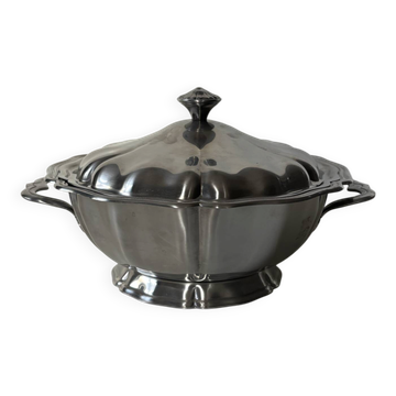 Plat couvert en inox Guy Degrenne 