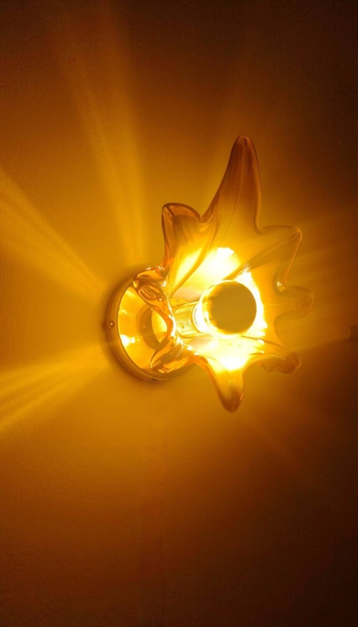 Murano vintage wall light