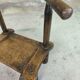 Petite chaise baoulé en bois