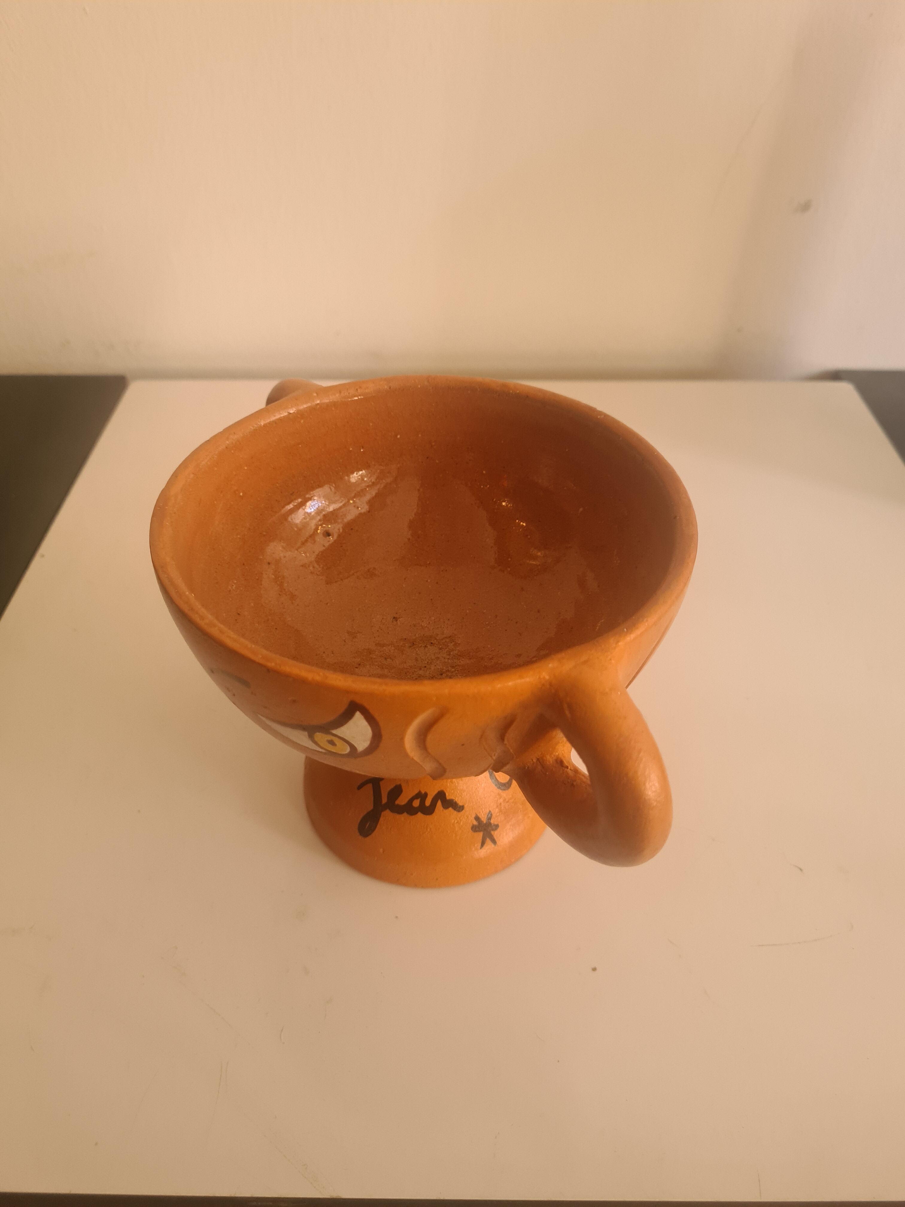Rare ceramic by Jean Cocteau original edition atelier madeline jolly