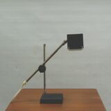 Cubic metal table lamp by Leclaire & Schäfer, 1960s