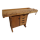 Vintage industrial workbench