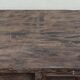 Antique wooden and metal accent furniture with mesh doors
