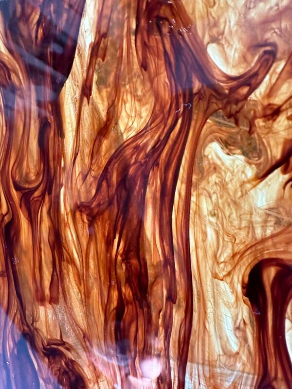 Grand vase lucite, Plexiglas vintage