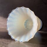 Vase en opaline, verre d'Empoli, Florence Italie 1960