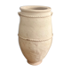 Rustic jar in bleached terracotta pottery xl