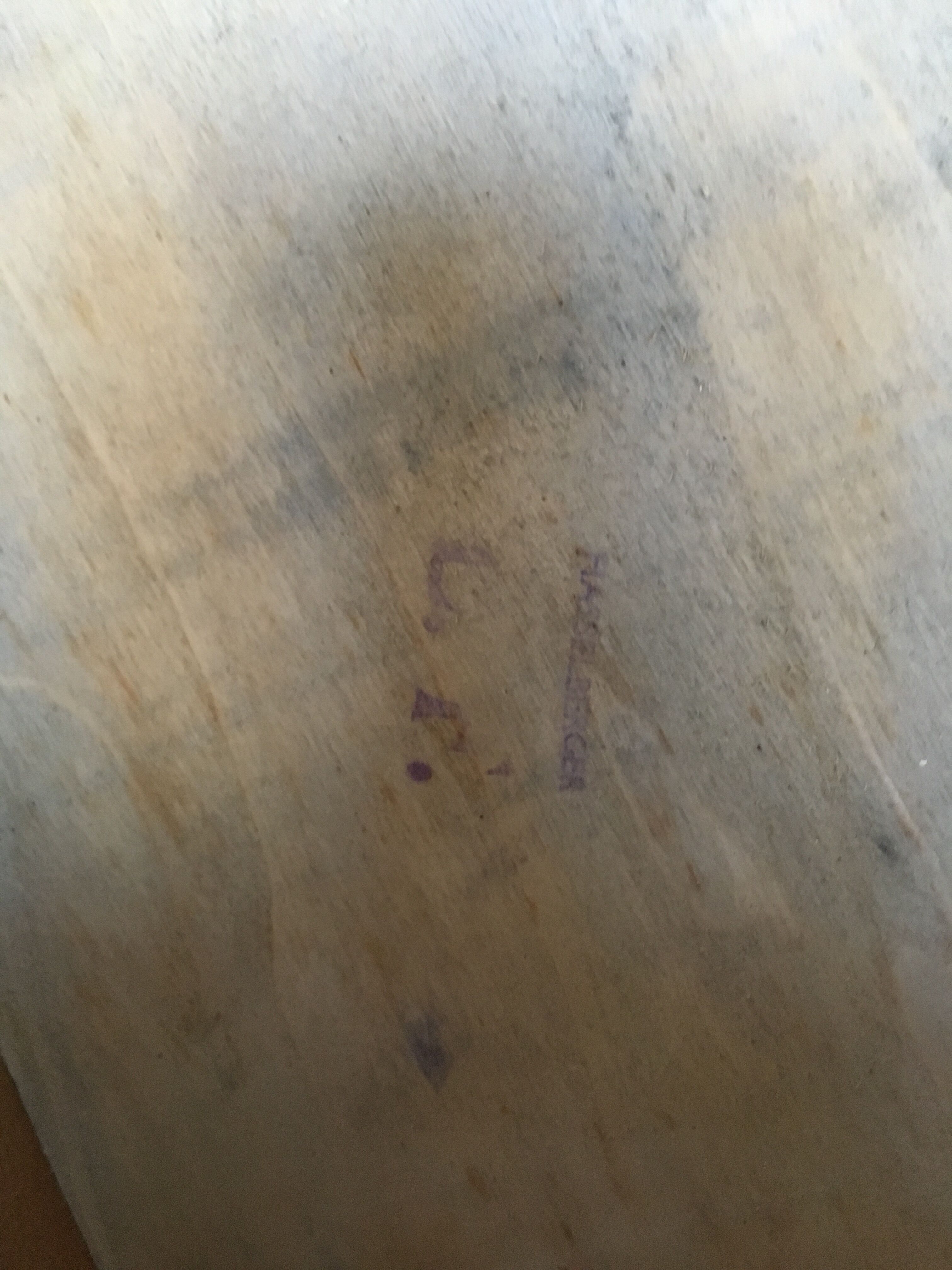 Old white hasselberger stool