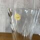 Chiseled crystal vase