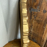 Rococo style mirror in wood and gilded stucco