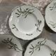 Set of 6 deep plates Pillivuyt model Gui vintage