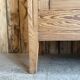 Antique mirrored wardrobe in pitch pine (renovated)