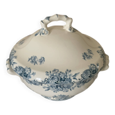 Vintage soup tureen Longwy pottery