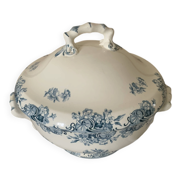 Soupière vintage faïencerie Longwy