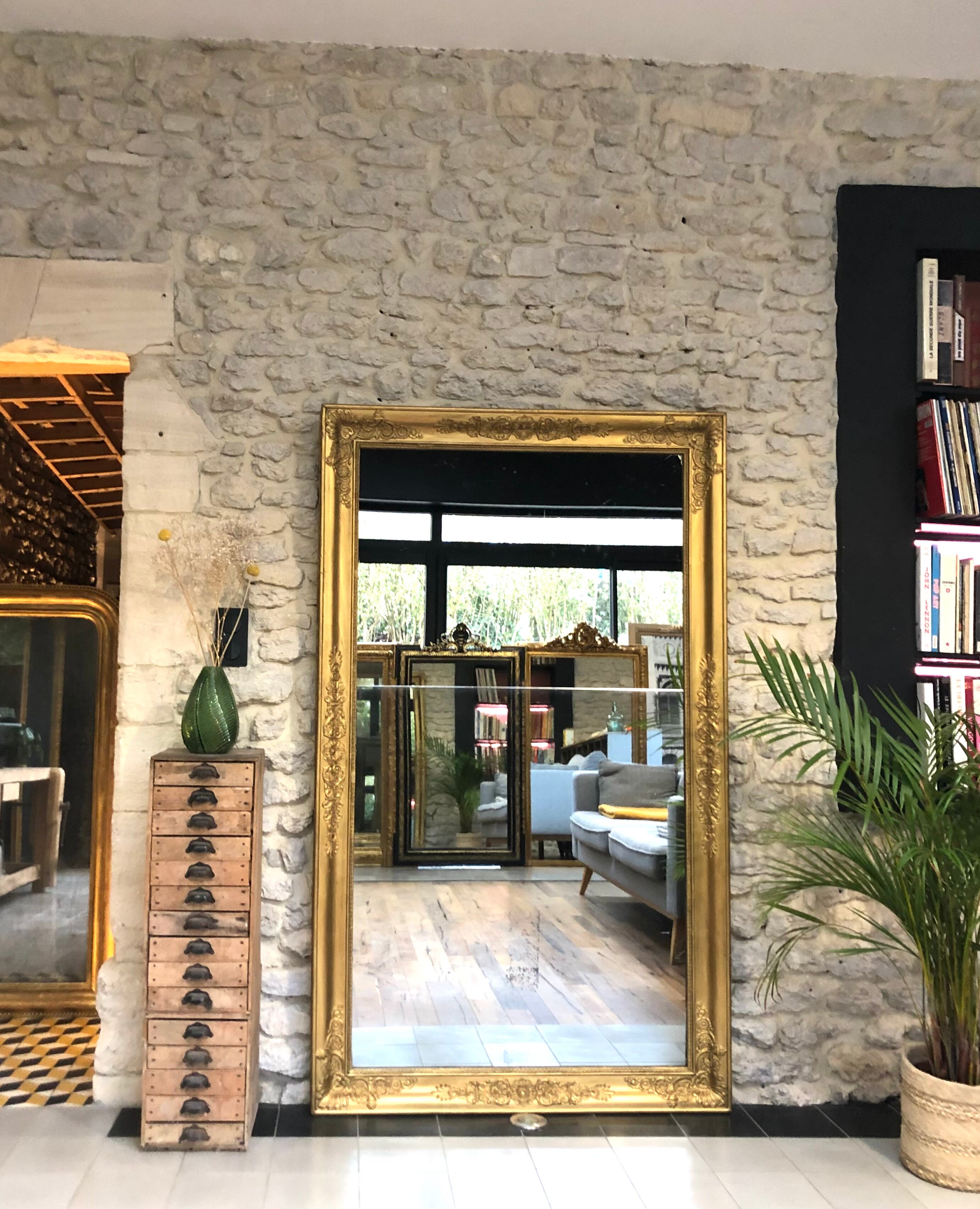 Old mirror 185x109,5cm