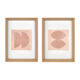 Set of 2 paintings on paper M269 & M270 signed Eawy