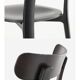 2 Chaises All Plastic Chair APC grise par Jasper Morrison pour Vitra,