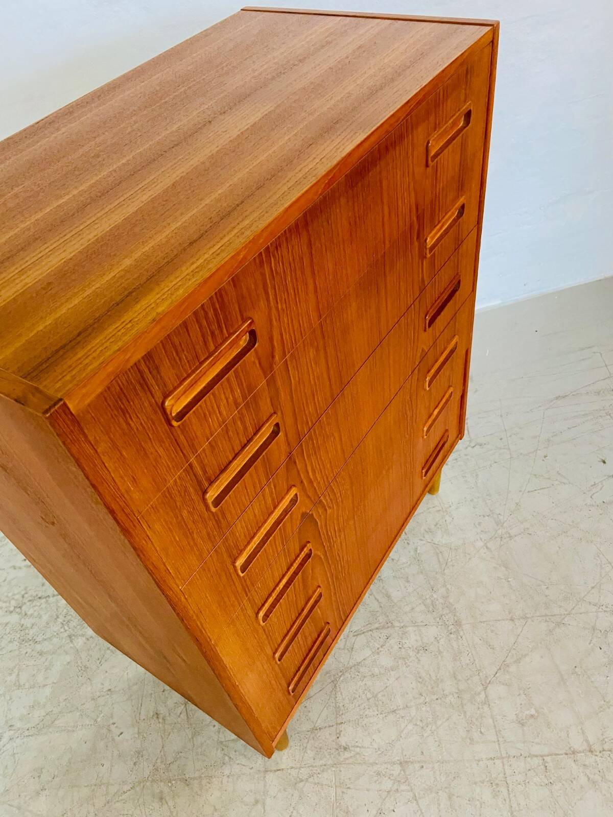 Vintage Danish mid-century teak chest of drawers by Westergaards