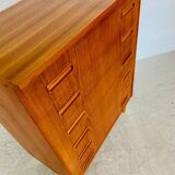 Vintage Danish mid-century teak chest of drawers by Westergaards