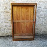 Vitrine a deux portes coulissante