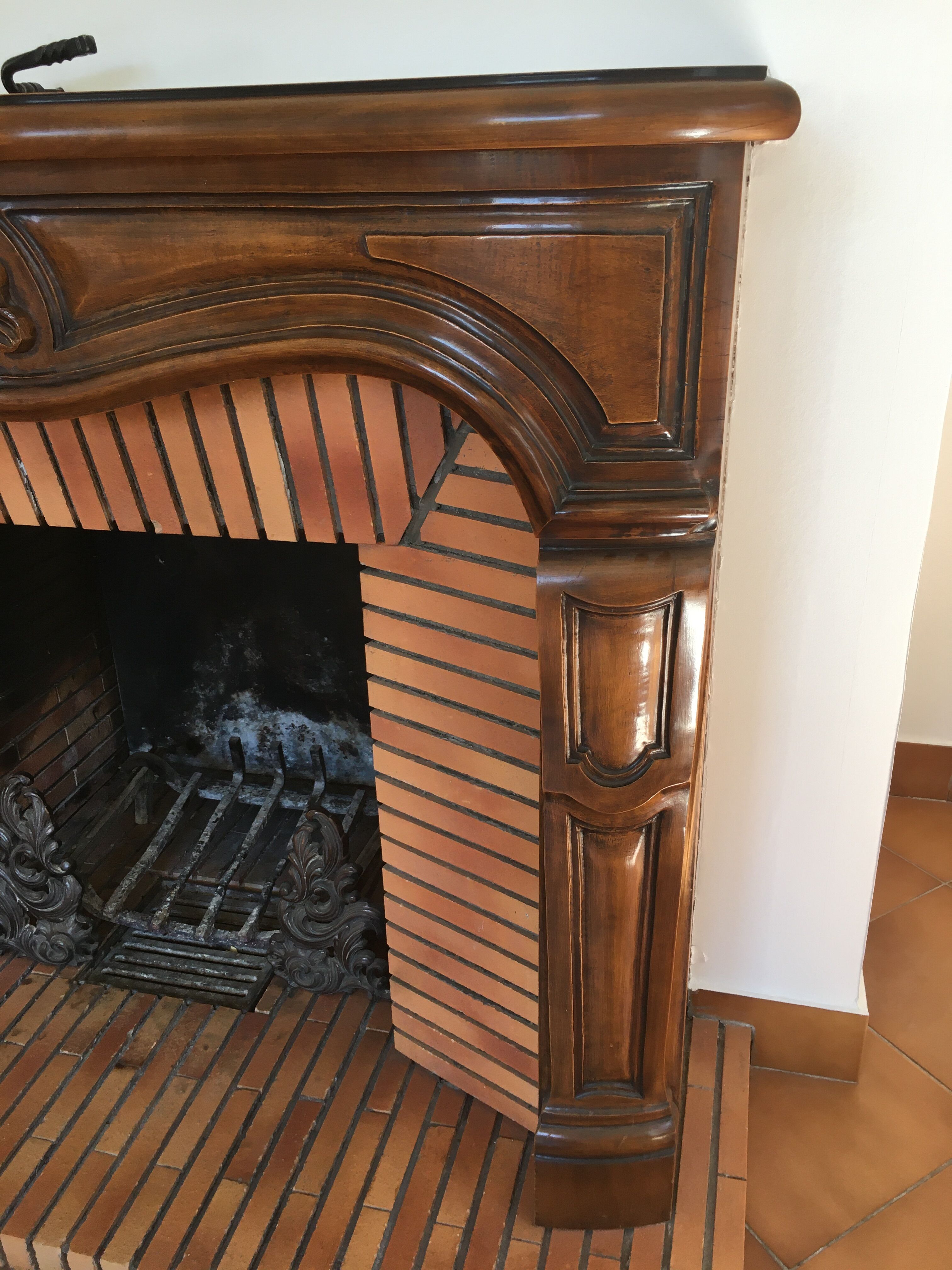 Wooden coat/chimney frame