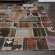 Turkish tribal patchwork rug 301x402