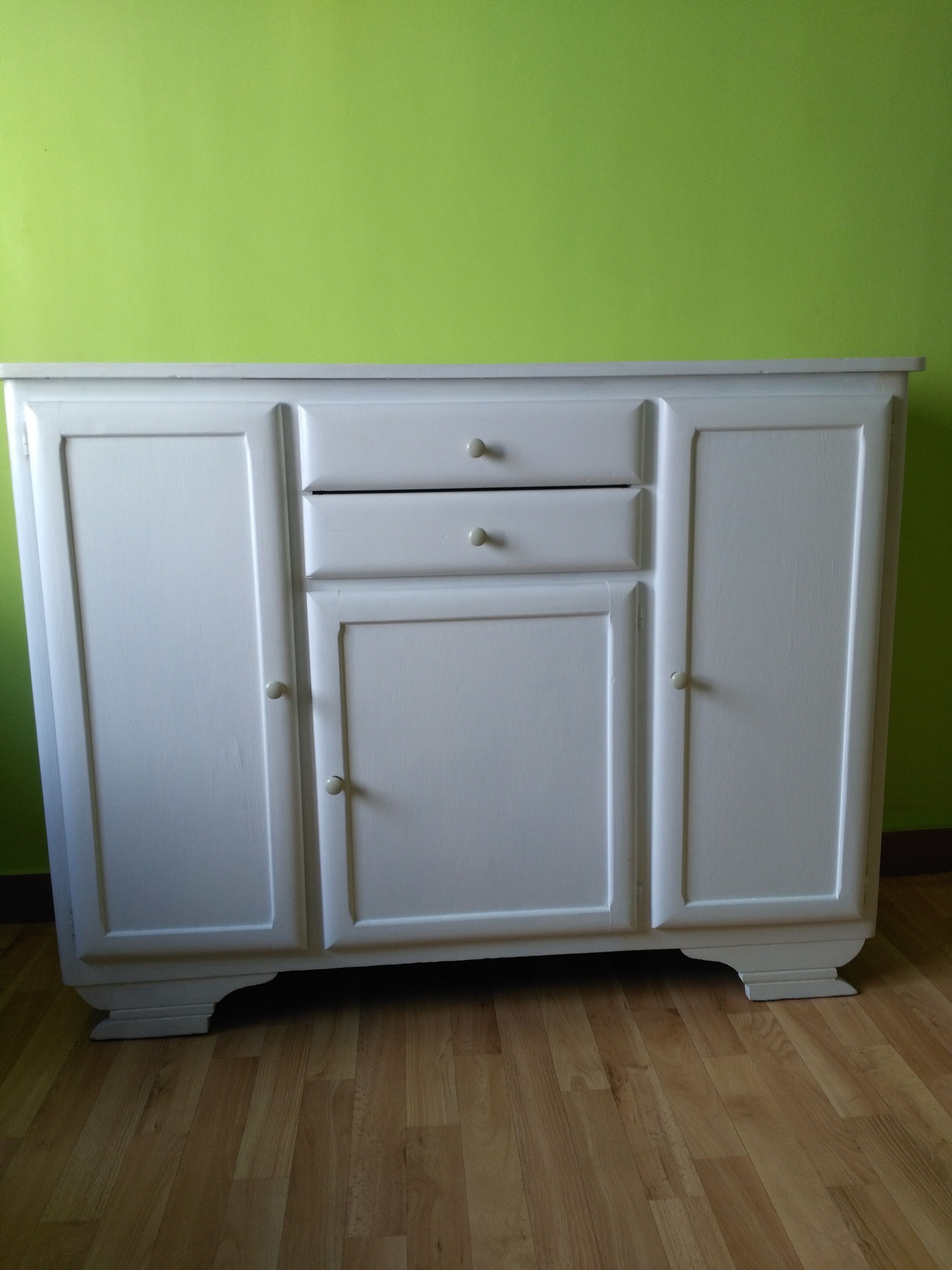 1950s Mado Buffet restyled in white