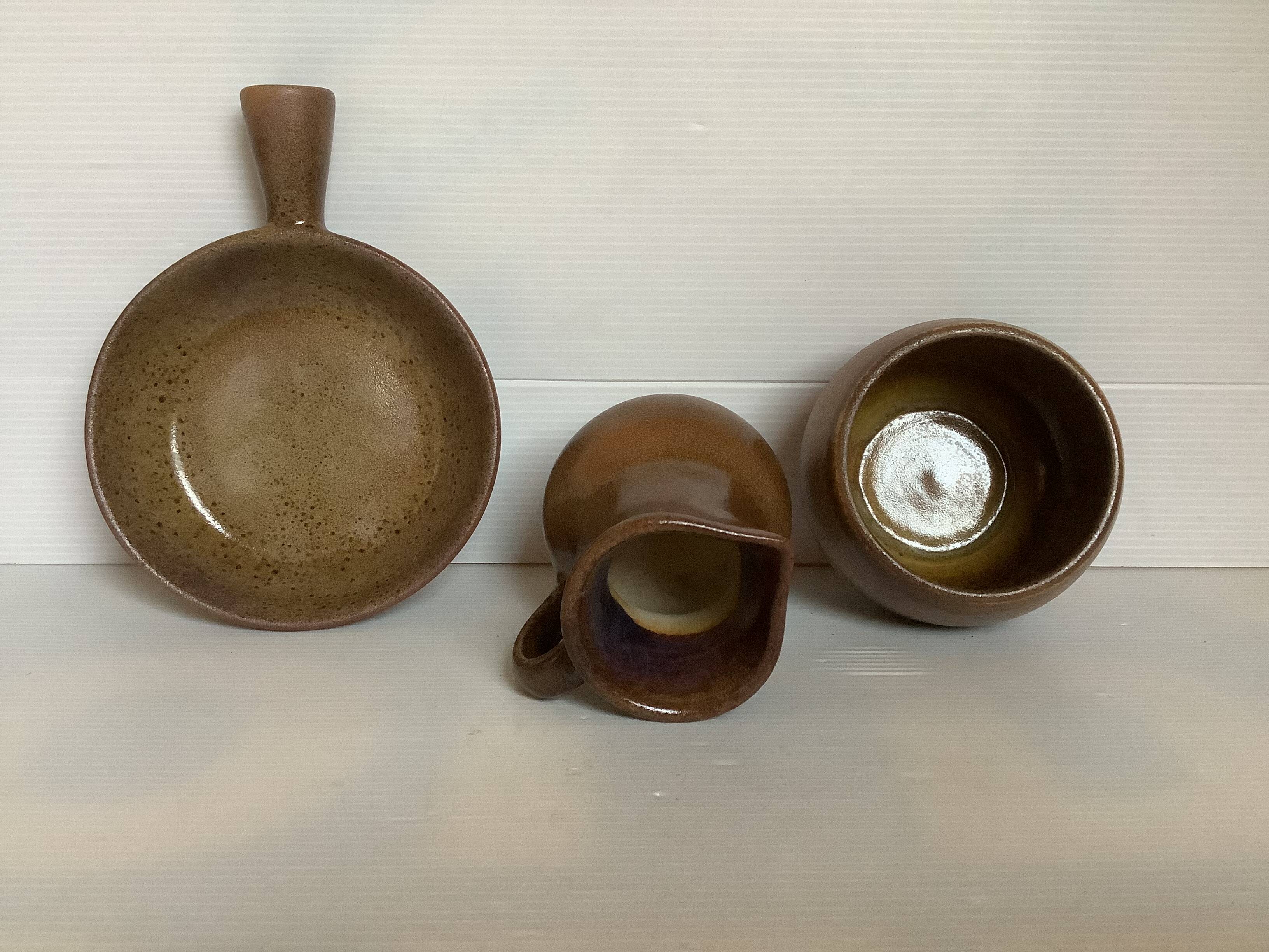 Trio de céramiques périgourdines