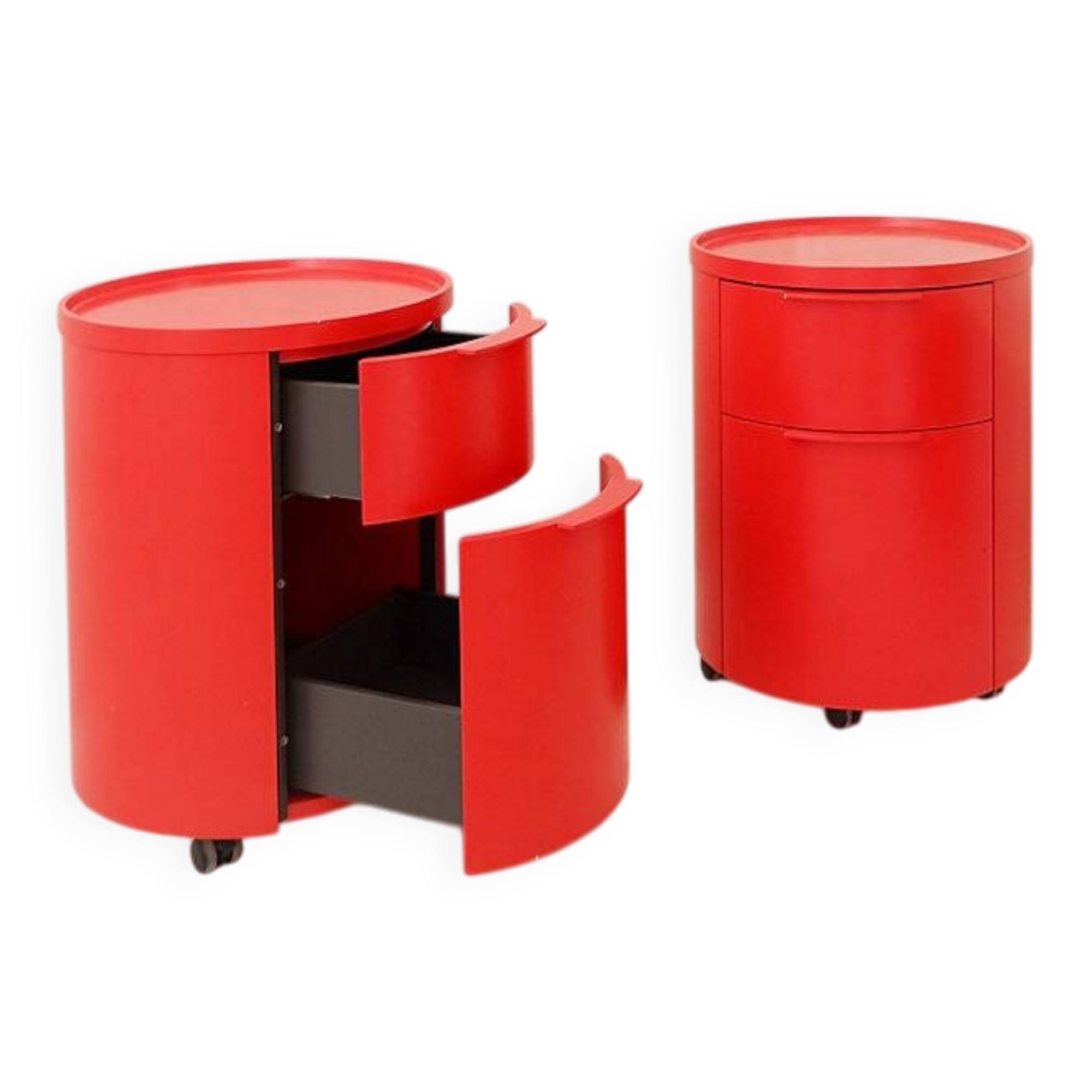 Cylindrical drawer furniture set conga - thomas althaus for schönbuch