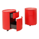 Cylindrical drawer furniture set conga - thomas althaus for schönbuch