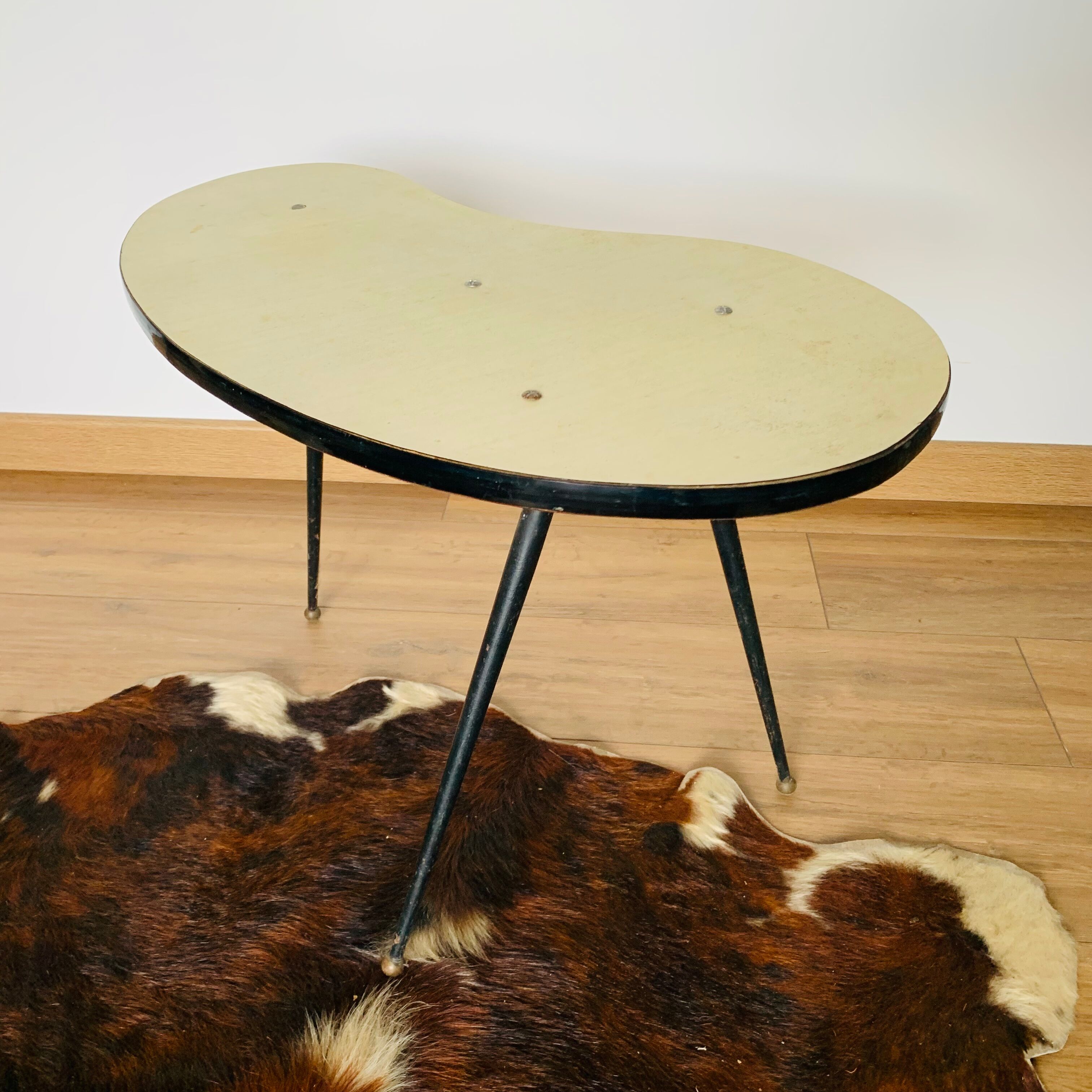 Vintage bean-shaped coffee table