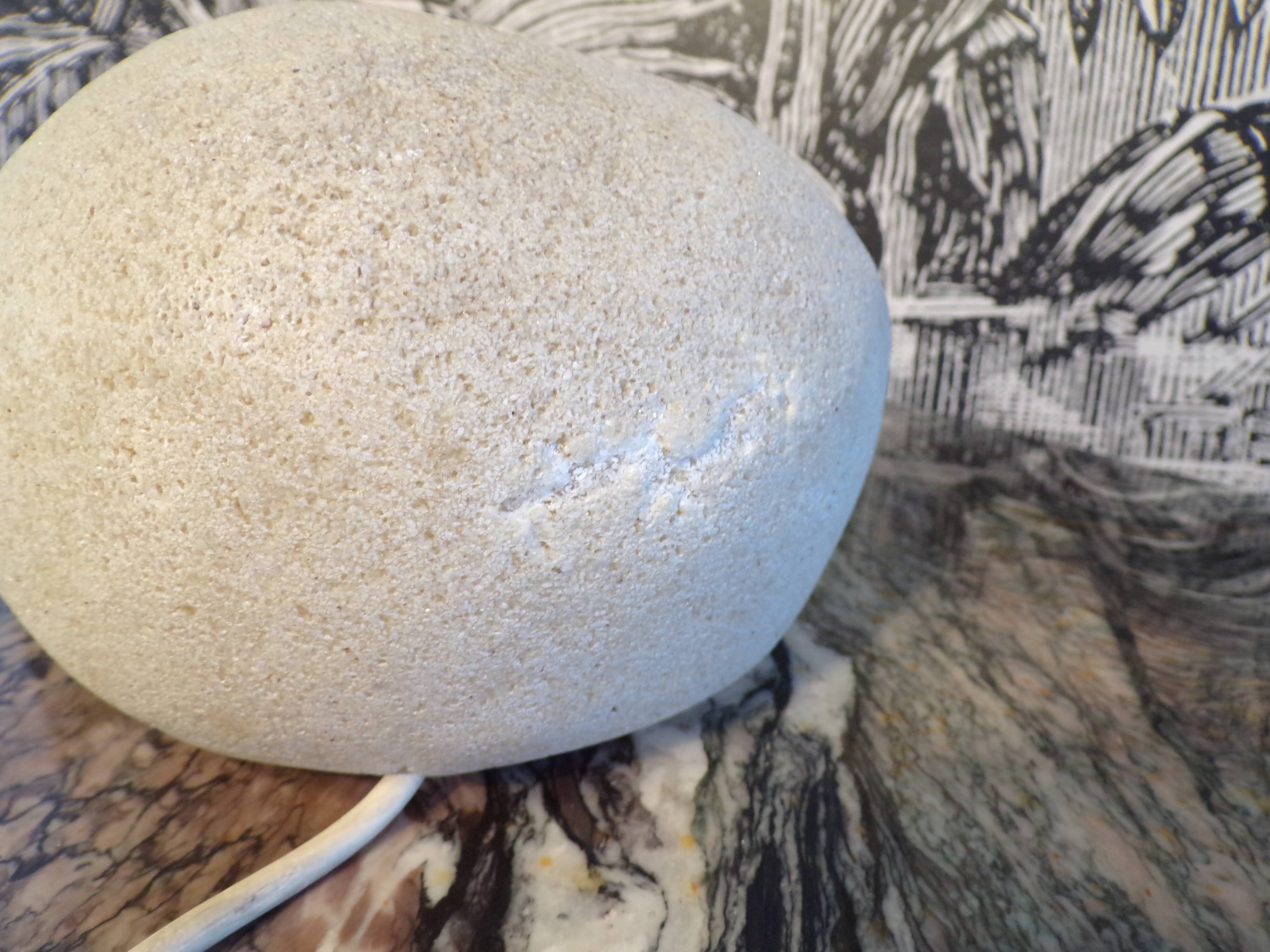 Stone lamp André Cazenave for Disderot