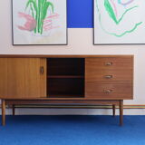 Teak row from the 60s, two sliding doors