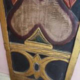 Antique carved wooden panel