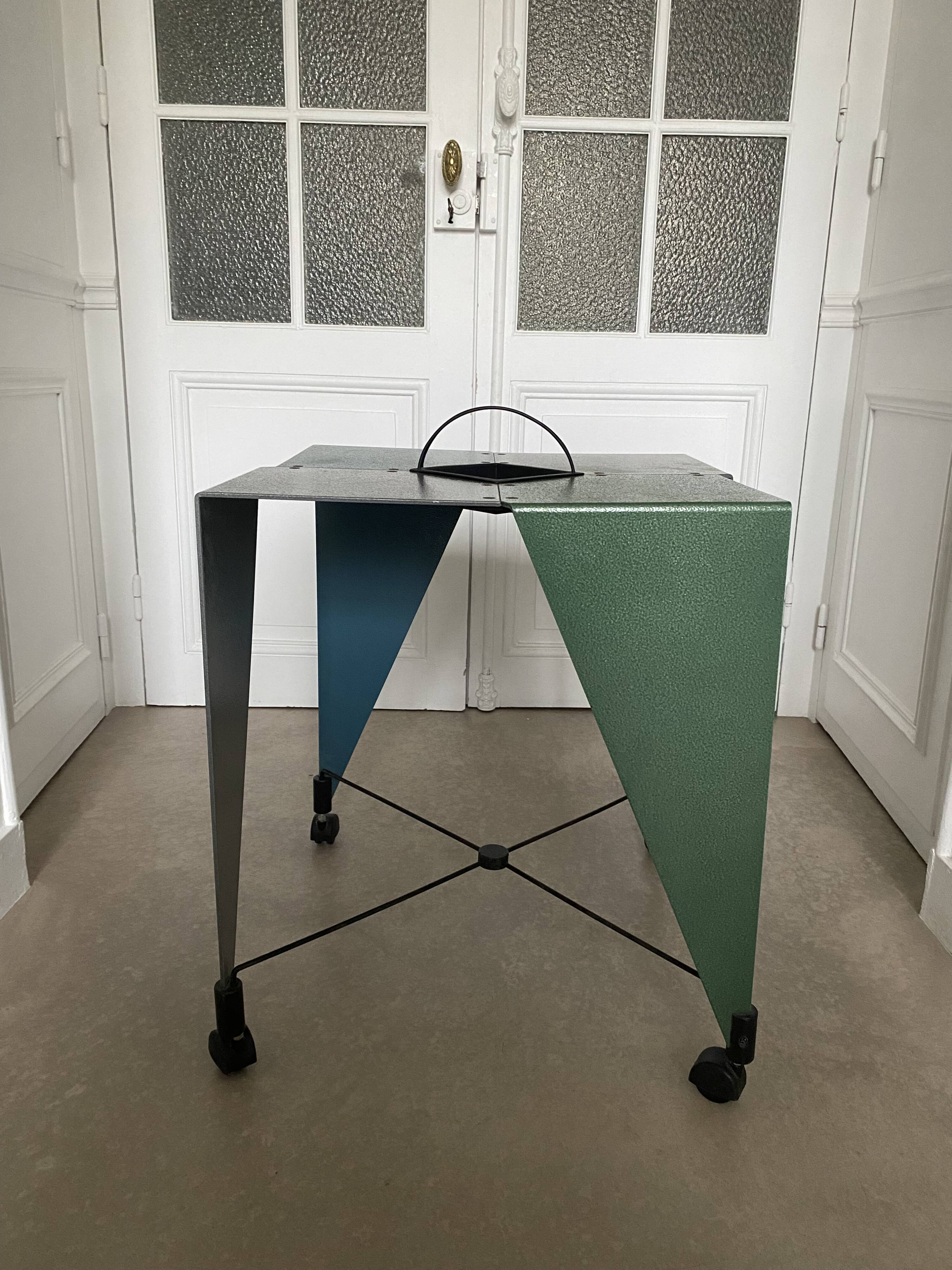 Vintage "harlequin" side table for Errebi