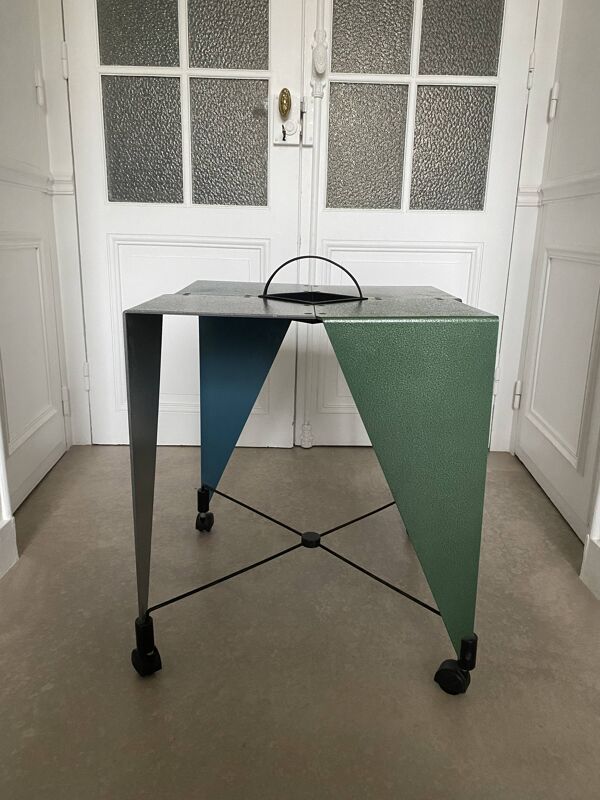 Table d'appoint vintage ''arlequin'' pour Errebi