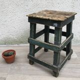 Former green workshop stool