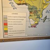 Old geography solar map 1960