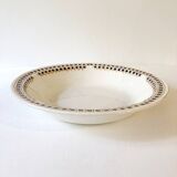 Large round dish from the Faïencerie Nouvelle de Givors, "Maryse" model