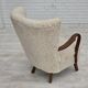 1960s, Danish design by Alfred Christensen, reupholstered, sheepskin.