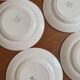 Set of 6 flat plates Longwy model Loridan – Antique earthenware from the late 19th to early 20th century.