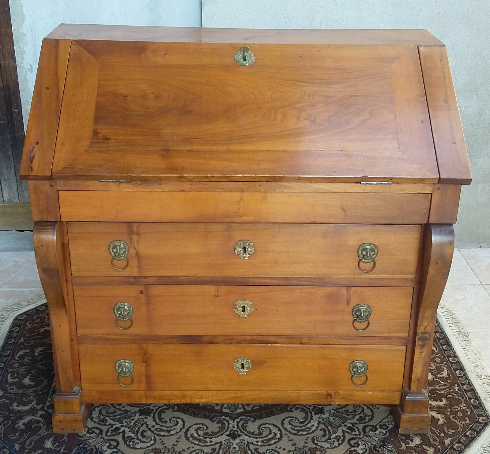 Office scriban empire in mahogany