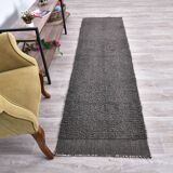 2x8 Brown Moroccan Runner Rug 68x254Cm SK 240964