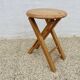 Tabouret pliant dans le style de Roger Tallon ou Adrian Reed, vers 1970